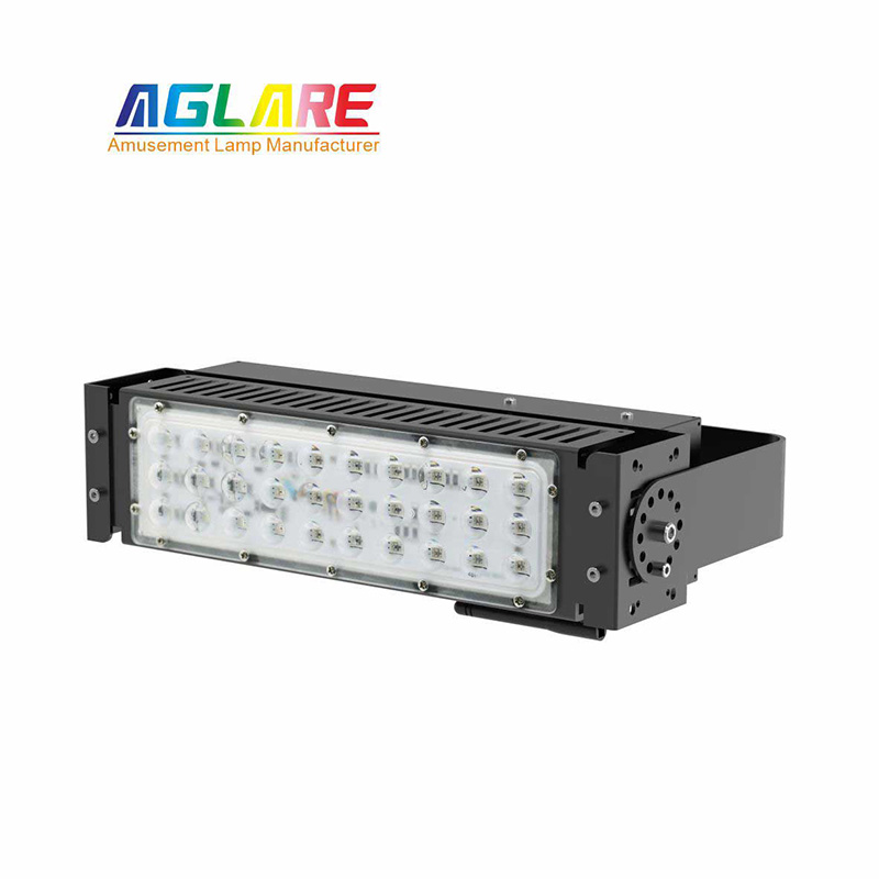 LED彩色投光灯 带？50W变色RGB泛光灯