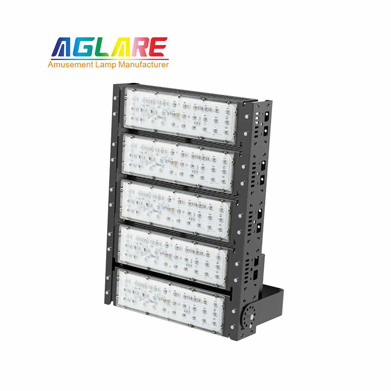 led彩色投光灯 带？250W变色RGB泛光灯游乐园公园景观户外照明